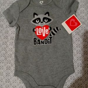6 PC Baby Boy Bodysuit Short Sleeve Snap Buttons 3-6 M